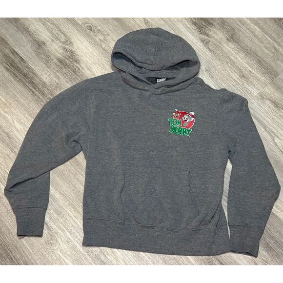 Unisex Tom and Jerry gray pullover hoodie‎ size small - Picture 1 of 4